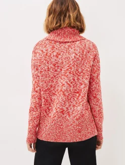 Knitwear^Phase Eight Rosia Melange Chunky Knit Jumper Red/Multi