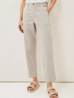 Trousers & Shorts^Phase Eight Sharon Chino Trousers Stone