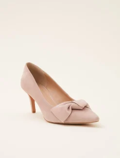 Occasion Shoes^Phase Eight Sim Suede Bow Court Shoe Taupe