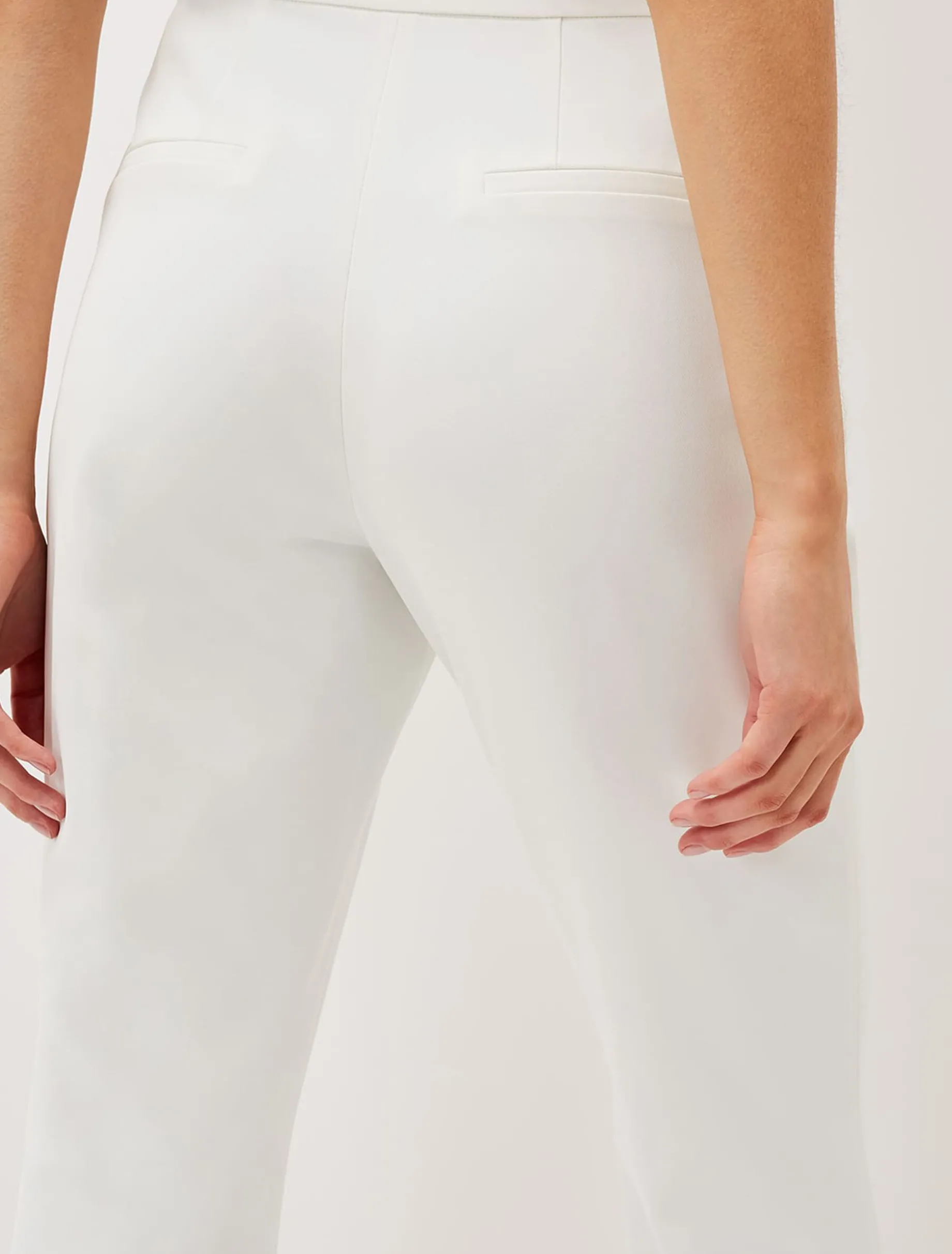 Trousers & Shorts^Phase Eight Solange Flared Suit Trousers Ivory