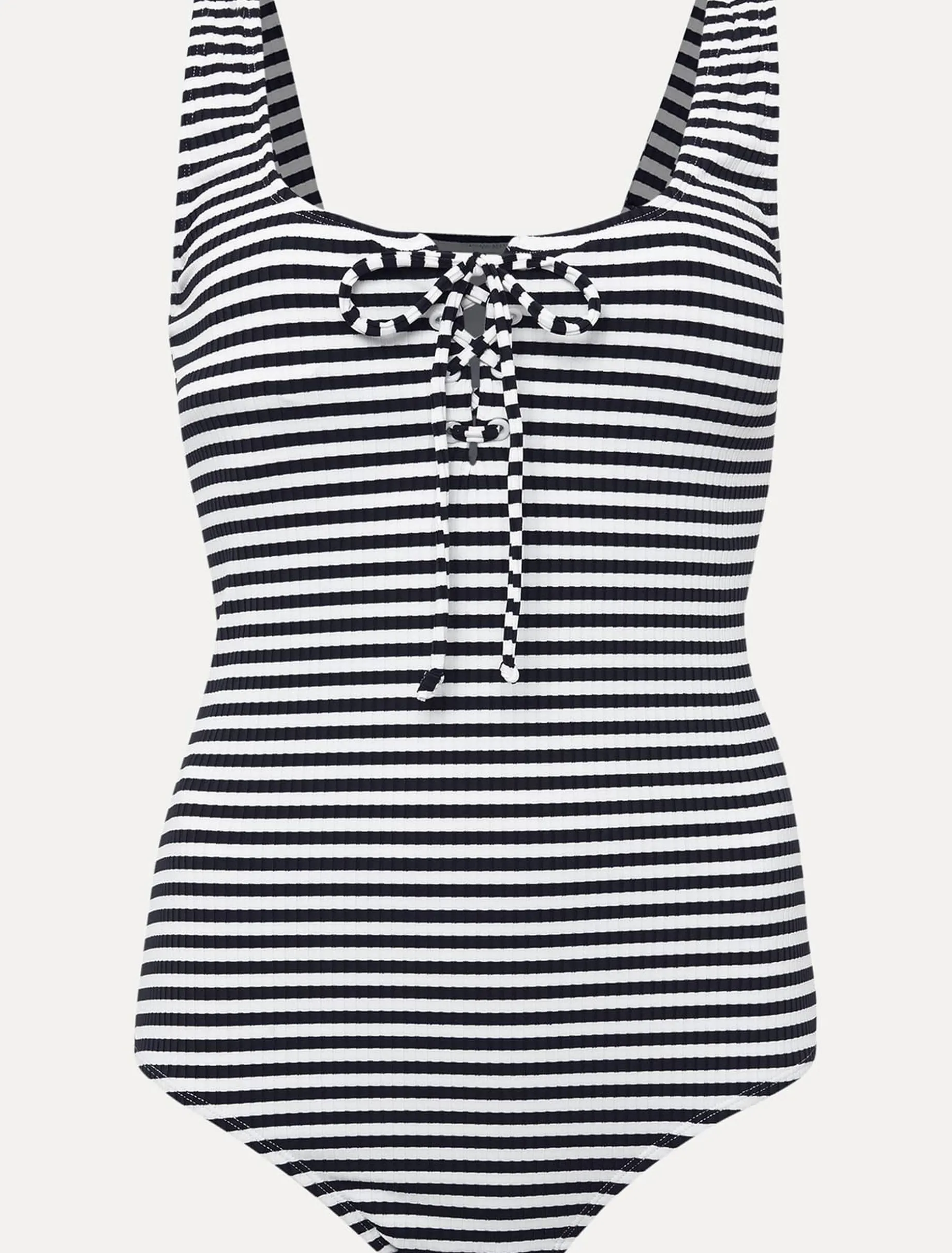 Swimwear^Phase Eight Striped Ribbed Swimsuit Navy/Ivory