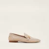 Flats^Phase Eight T-Bar Leather Loafers Neutral
