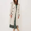 Coats^Phase Eight Tegan Trench Coat Off White