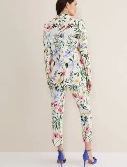 Jackets^Phase Eight Ulrica Floral Blazer Multi-Coloured