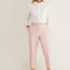 Trousers & Shorts^Phase Eight Ulrica Straight Leg Trousers Pale Pink