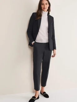Trousers & Shorts^Phase Eight Ulrica Straight Leg Trousers Black
