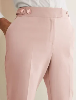 Trousers & Shorts^Phase Eight Ulrica Straight Leg Trousers Pale Pink