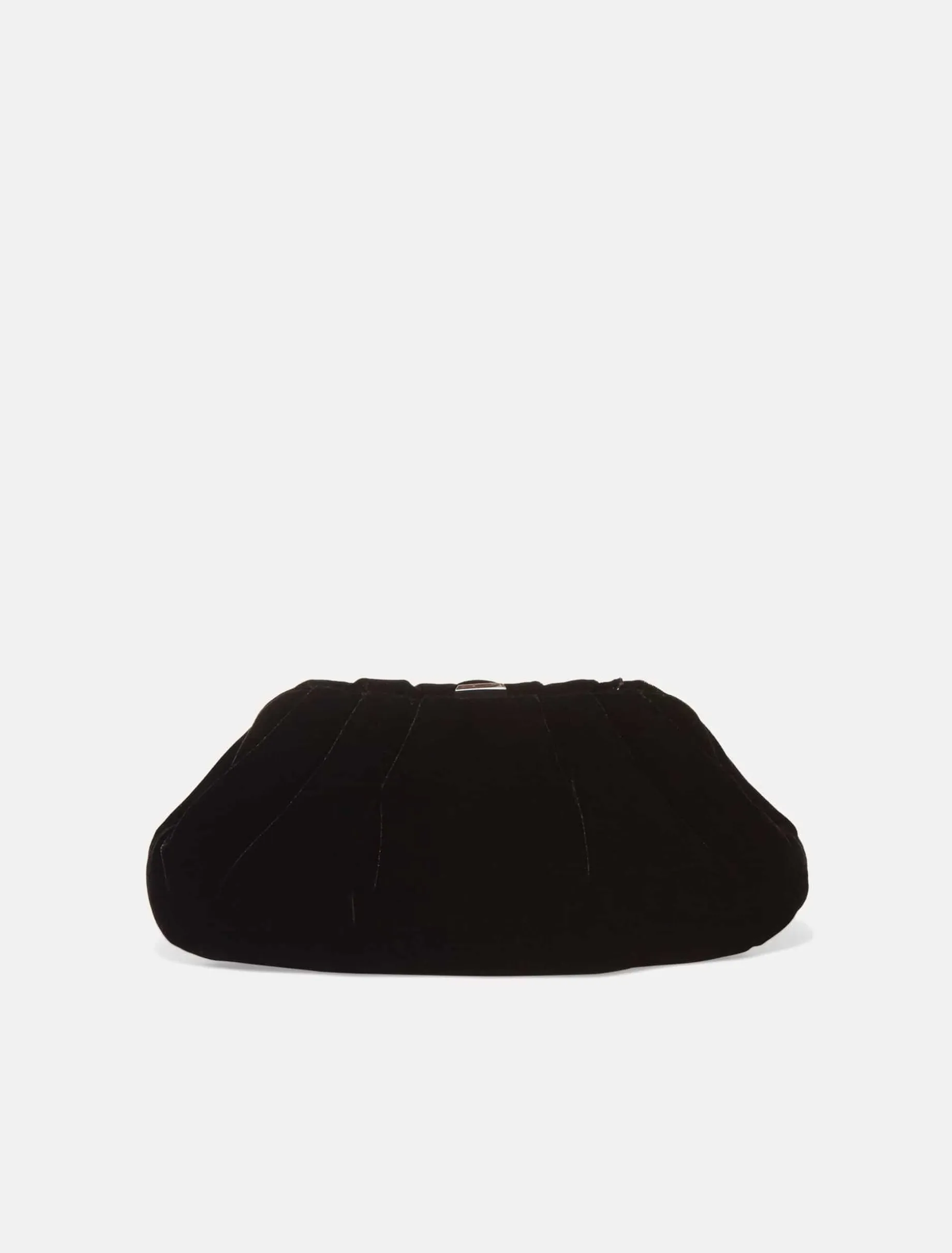 Bags^Phase Eight Valerie Velvet Clutch Bag Black