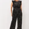 Dresses^Phase Eight Victoriana Sparkle Jumpsuit Black