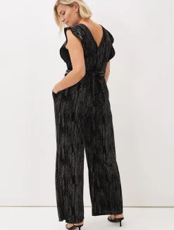 Dresses^Phase Eight Victoriana Sparkle Jumpsuit Black