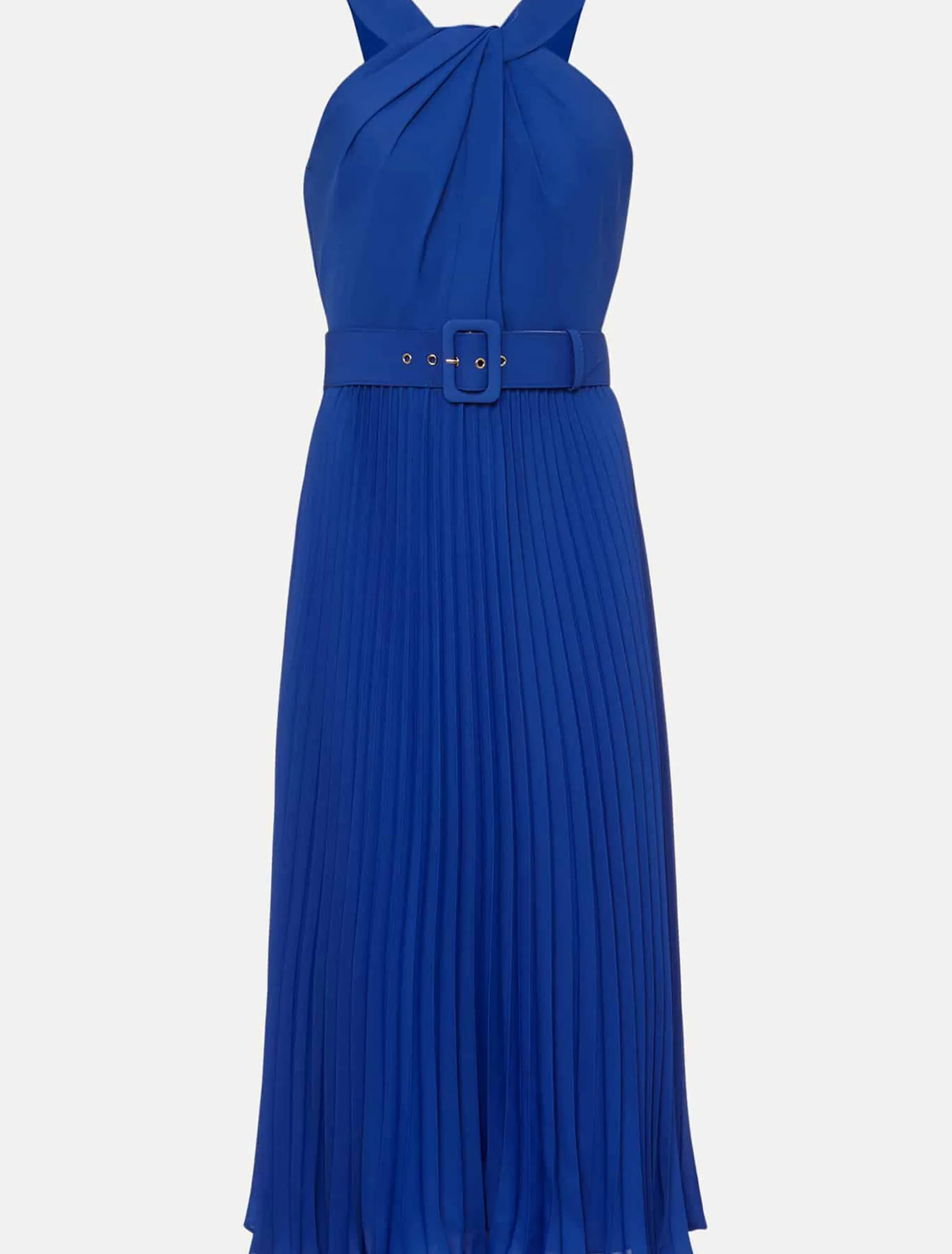 Dresses^Phase Eight Yas Twist Neck Dress Azure Blue